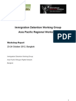 Asia Pacific Immigration Detention Workshop Report 2012