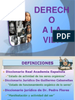 Derecho a La Vida