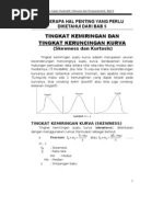 Kemiringan Dan Keruncingan Data