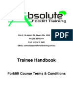 Forklift Trainee Handbook