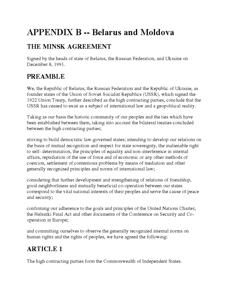 Appendix B | PDF | Treaty | Natural And Legal Rights