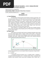 Download Program Gerak Parabola Atau Gerak Peluru Dengan Menggunakan Matlab by Nutnut Nurti Lestari SN117079130 doc pdf