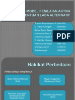 Model-Model Penilaian Aktiva Dan Penentuan Laba Alternatif