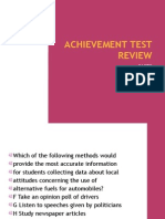 Achievement Test Review Part 2