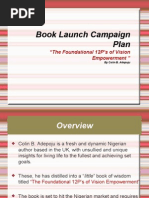 Download Book Launch Campaign Plan by victoradeinusa SN11708532 doc pdf