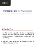 Tansgensis Application