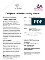 Changes To Adult Social Security Benefits