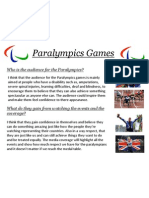 Paralympic Games Presentation