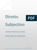 Direito Sujectivo