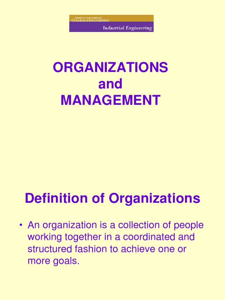 Organization | PDF