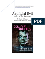 Artificial Evil - Cyberpunk / Techno-thriller novel sample chapter