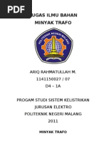 Download Minyak Trafo by Ariq Rahmatullah Muhammad SN117108412 doc pdf