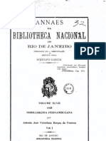 Nobiliarchia Pernambucana-Texto Vol 1