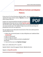 Big Data Use Cases for Different Verticals and Adoption Patterns