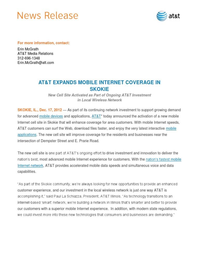 Final New Cell Site in Skokie Release PDF