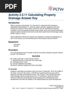 Activity 2.3.11 Calculating Property Drainage Answer Key