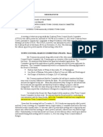 Problems with purported but inappropriate and invalid meeting of the Duxbury Town Counsel Search Committee on December 11, 2012