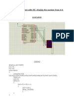 Interface 7 Segment With MC. Display The Number From 0-9 On 7 Segment