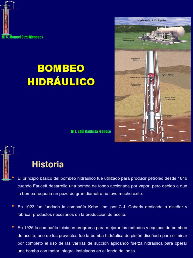 Bombeo Hidr ulico En Pozos Petroleros PDF Bomba Pist n