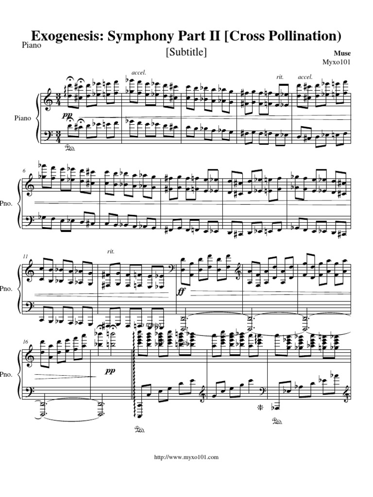 Exogenesis: Symphony Part II | PDF | Classical Music | Musical Forms