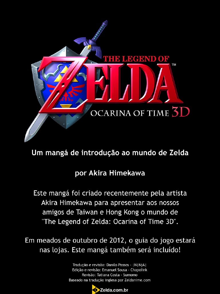 ZELDA OCARINA OF TIME 3DS TRADUZIDO PT BR 