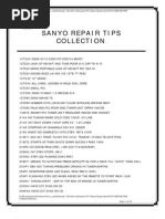 Download Sanyo Repair Tips Collection by H3liax SN11719728 doc pdf