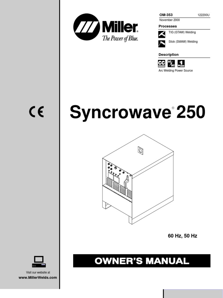 manual for miller welding machine Welding Insulator (Electricity)