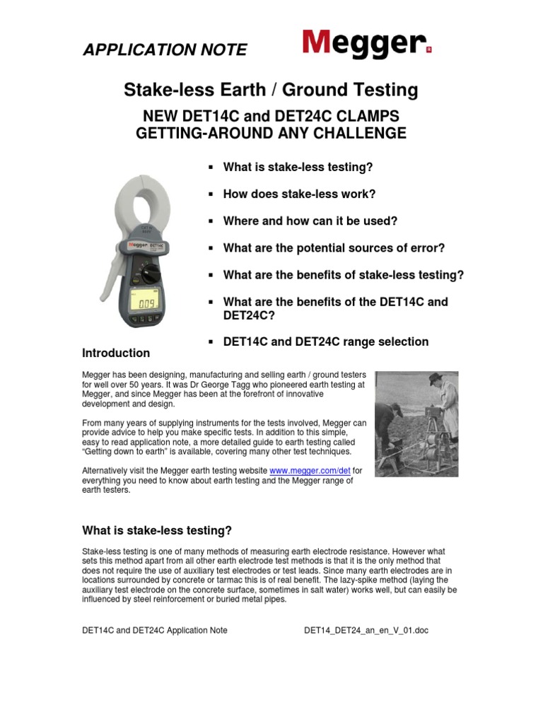 Megger Test | Electrical Resistance And Conductance | Electric Current | Free 30-day Trial | Scribd