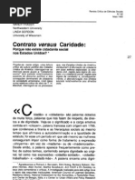 Nancy Frasier, Linda Gordon - Contrato Versus Caridade