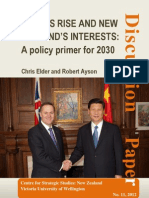 China's Rise and New Zealand's Interests