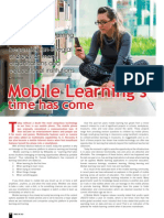 Mobile Based Learning Is On Its Way To Becoming An Integral Strategy at Many Organisations and Educational Institutions