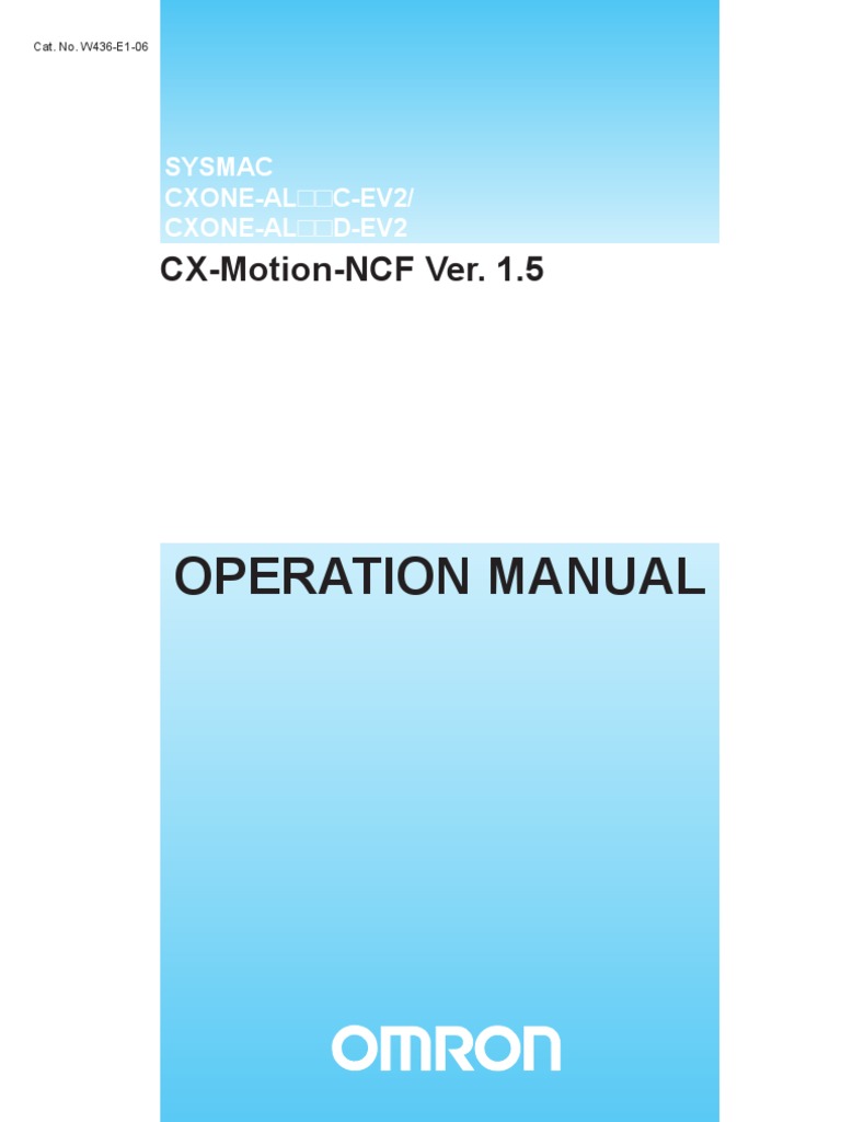 CX Motion Operation Manual | PDF | Input/Output | Usb