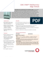 CBX 3500™ Multiservice Edge Switch Datasheet