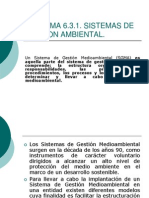 6.3.1 El Sistema de Gestion Ambiental