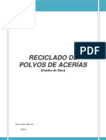 Reciclado de Polvos de Acerías (Óxidos de Zinc)