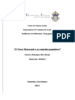 Monografia- Gustavo Brum; O Novo Maracanã e as camadas populares.