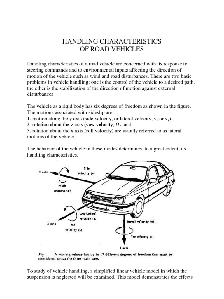 Vehicle Handling: Oversteer Explained | PDF | Tire | Steering