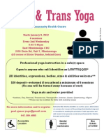Queer & Trans Yoga in Peel (East Mississauga Community Health Centre)