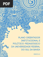 PLANO ORIENTADOR DA UNIVERSIDADE FEDERAL DO SUL DA BAHIA