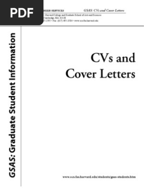 Harvard CVs and Resume
