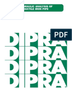 DIPRA Hydraulic Analysis of DI Pipe