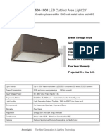 Amerlight: A500-1000 LED Outdoor Area Light 23"