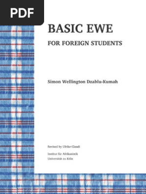 Basic Ewe For Foreign Students