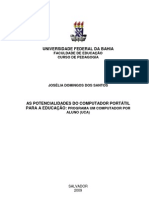 As Potencialidades Do Computador Portátilpara A Educação: Programa Um Computador Poraluno (Uca) PDF