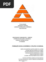 Formação Social.Economica e Politica do Brasil