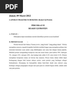 Download Laporan Biokimia Protein by Alexander Dicky SN117320107 doc pdf