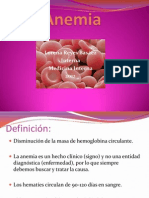 Anemia: Definición, Clasificación, Diagnóstico y Tratamiento