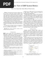 A dynamic view of erp system matrics
