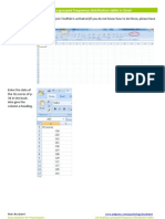 Excel2d How to Make Grouped Frequency Distributiontable