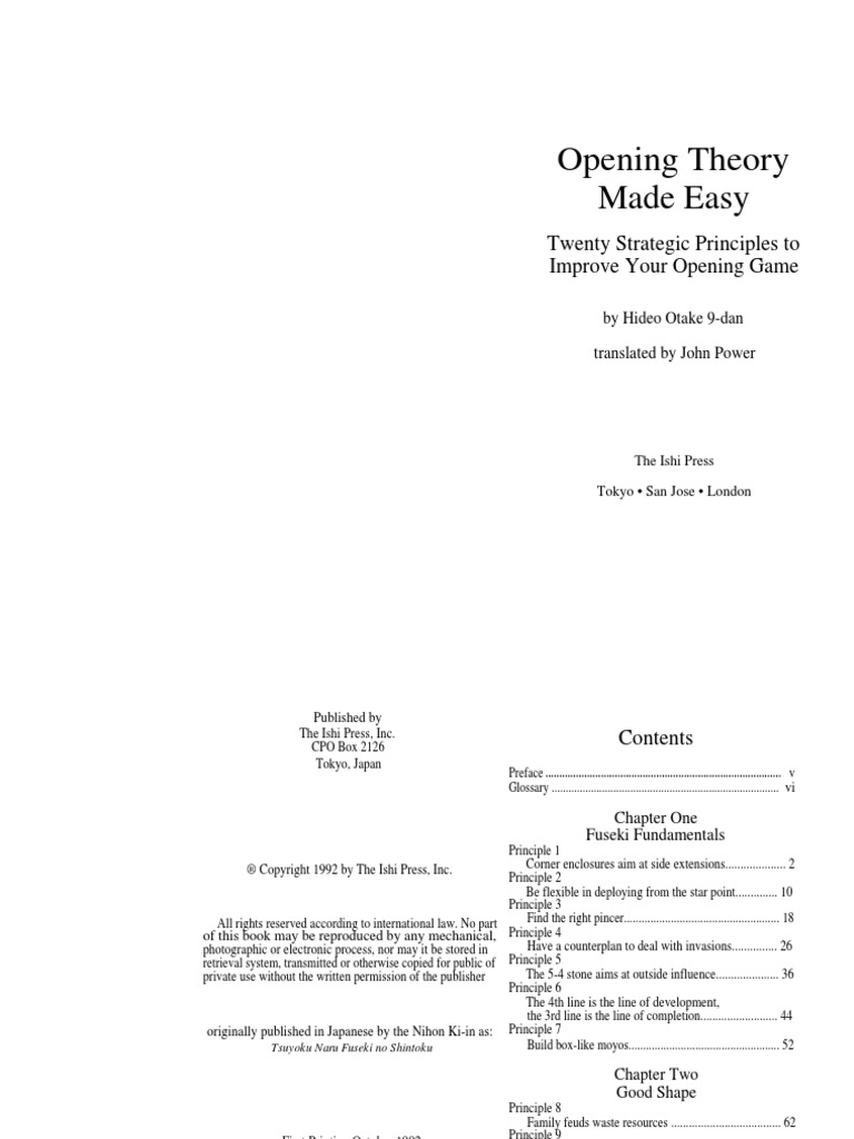 Opening Theory Made Easy | PDF | Home & Garden